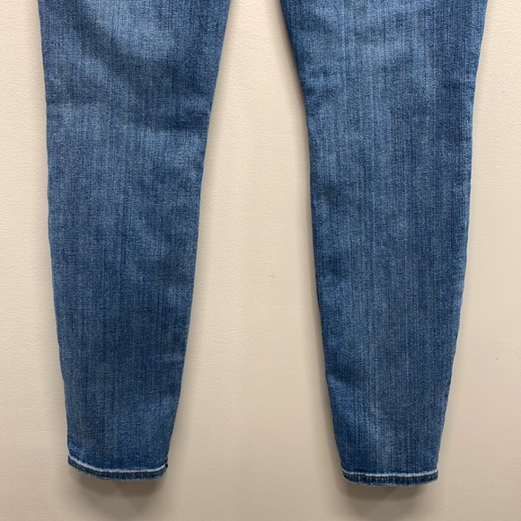 Gap Stretch True Skinny Mid Rise Medium Indigo Denim Jeans 31R - Picture 6 of 15